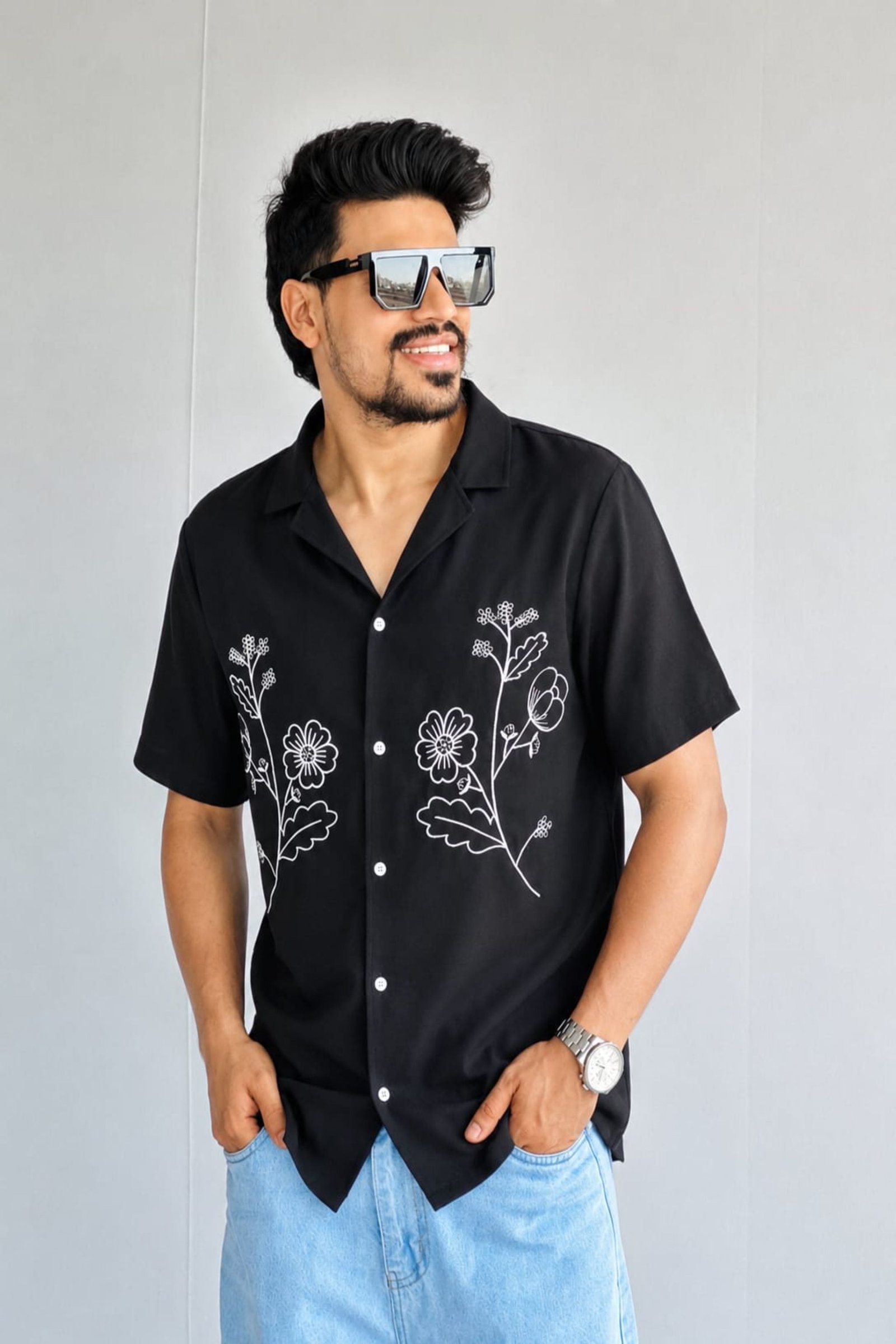 Floral Print - Threadsky Elite Shirts