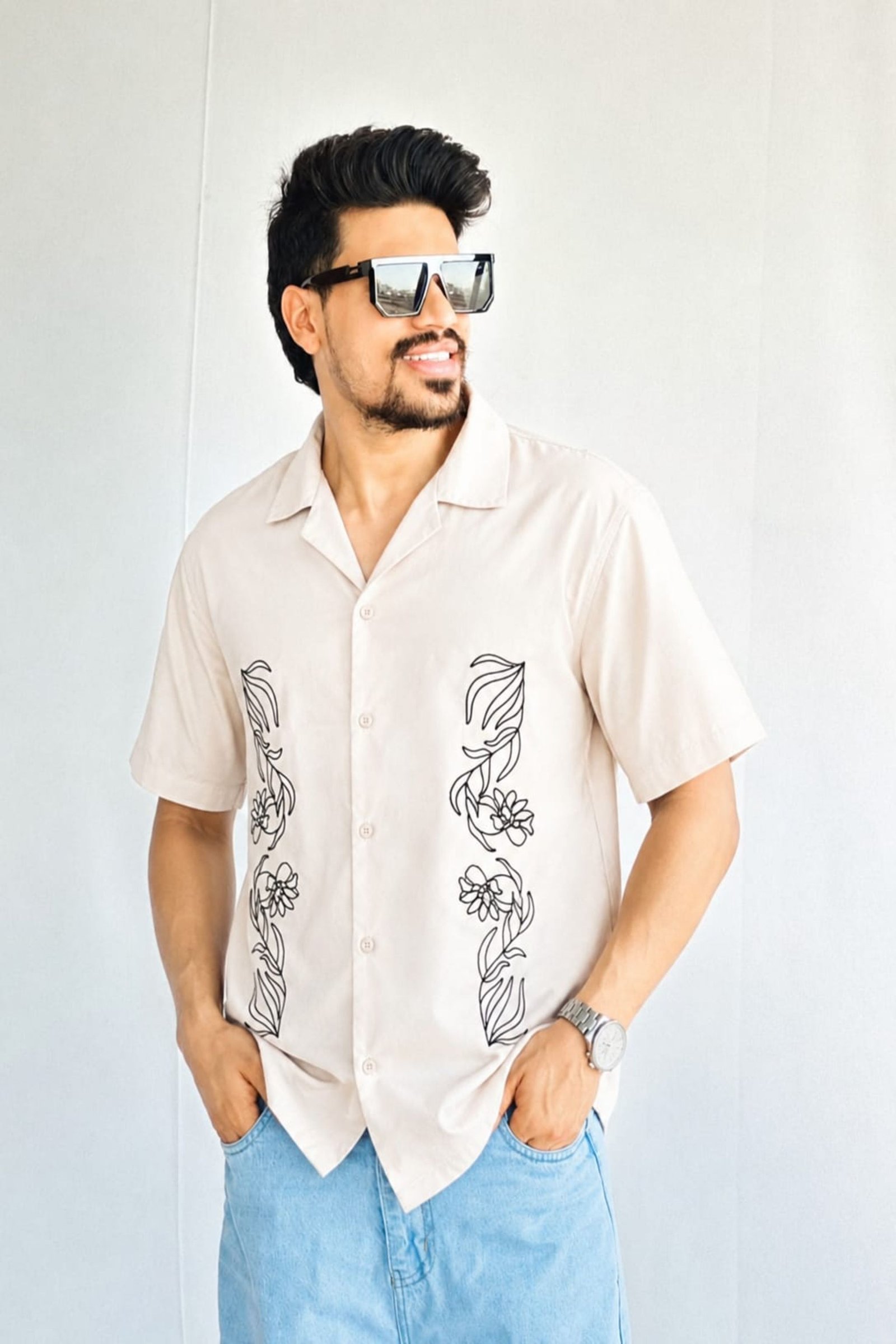 White Plit - Threadsky Elite Shirts