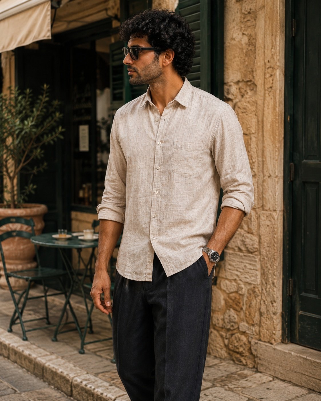 THREADSKY Linen Ease Brown - Threadsky Premium Collection