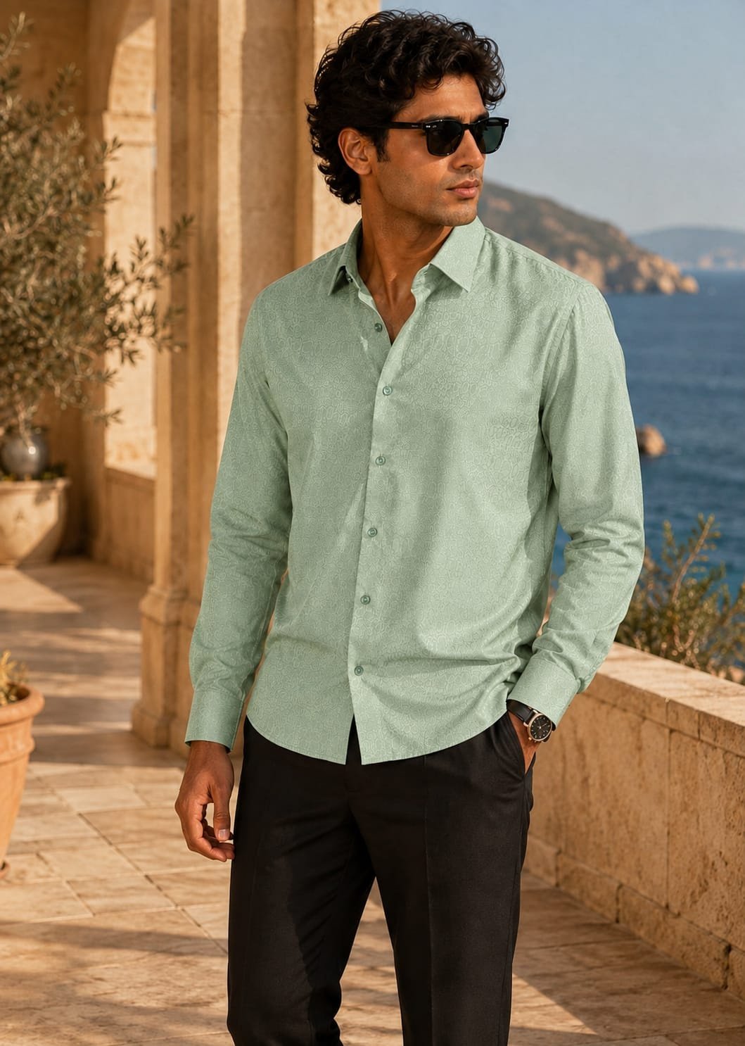 THREADSKY Royal Weave Green - Threadsky Premium Collection
