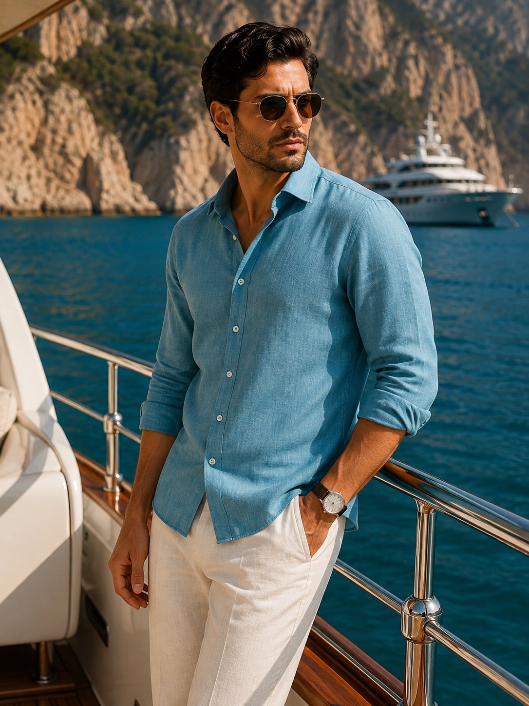 THREADSKY Core Linen Blue - Threadsky Premium Collection