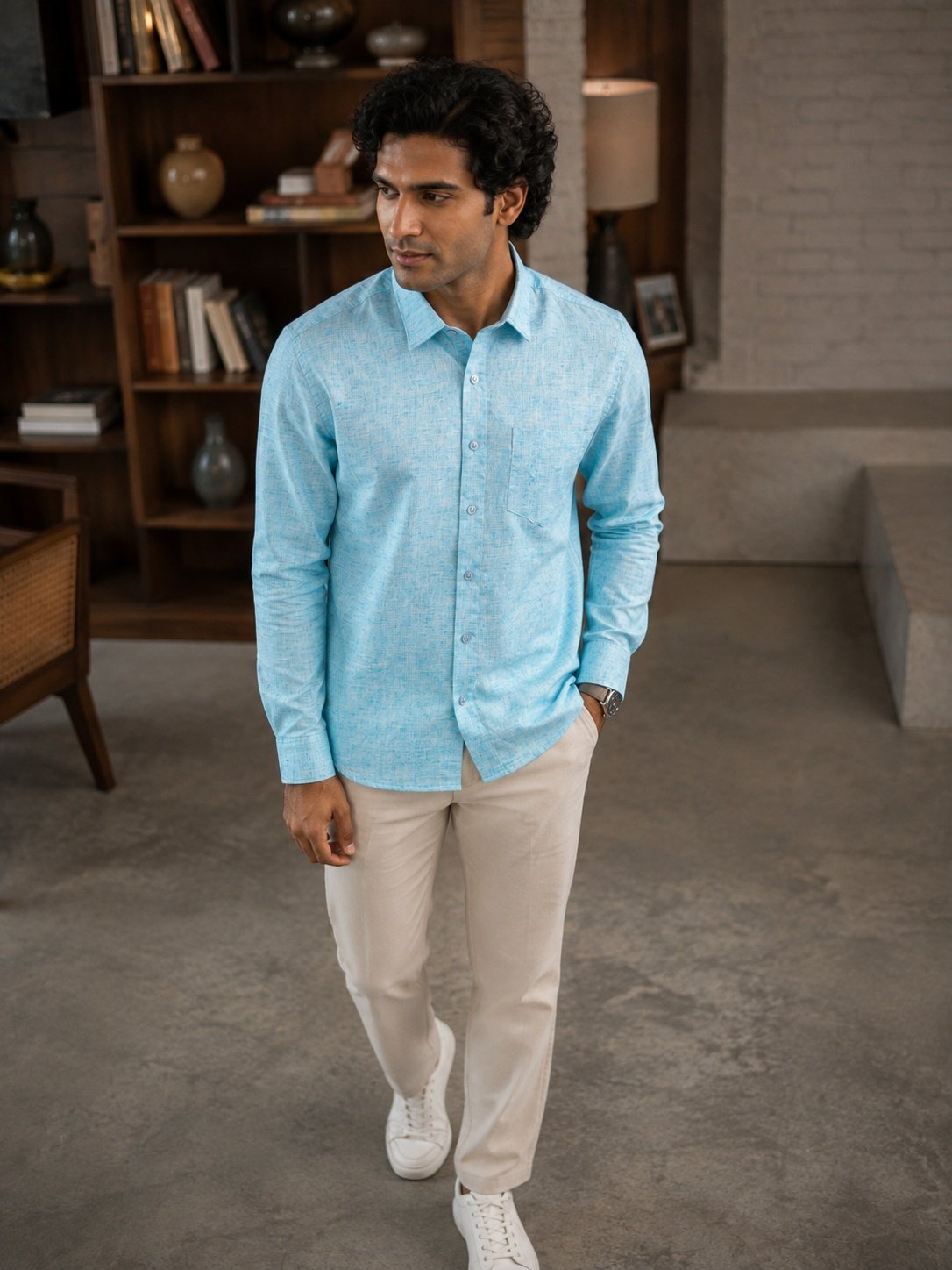 THREADSKY Linen Ease Skyblue