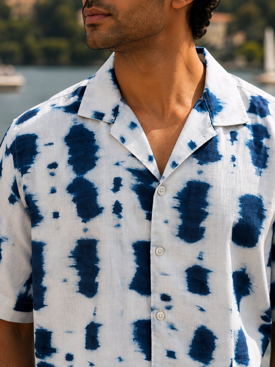 THREADSKY Indigo Drift White